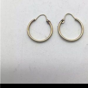 14kt Gold Hoops
